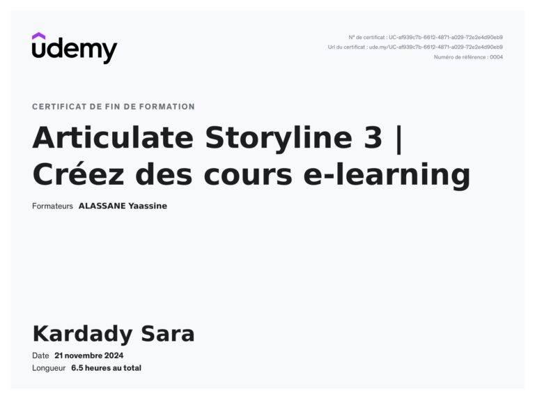 Certificate-articulate3-créer des cours e-learning